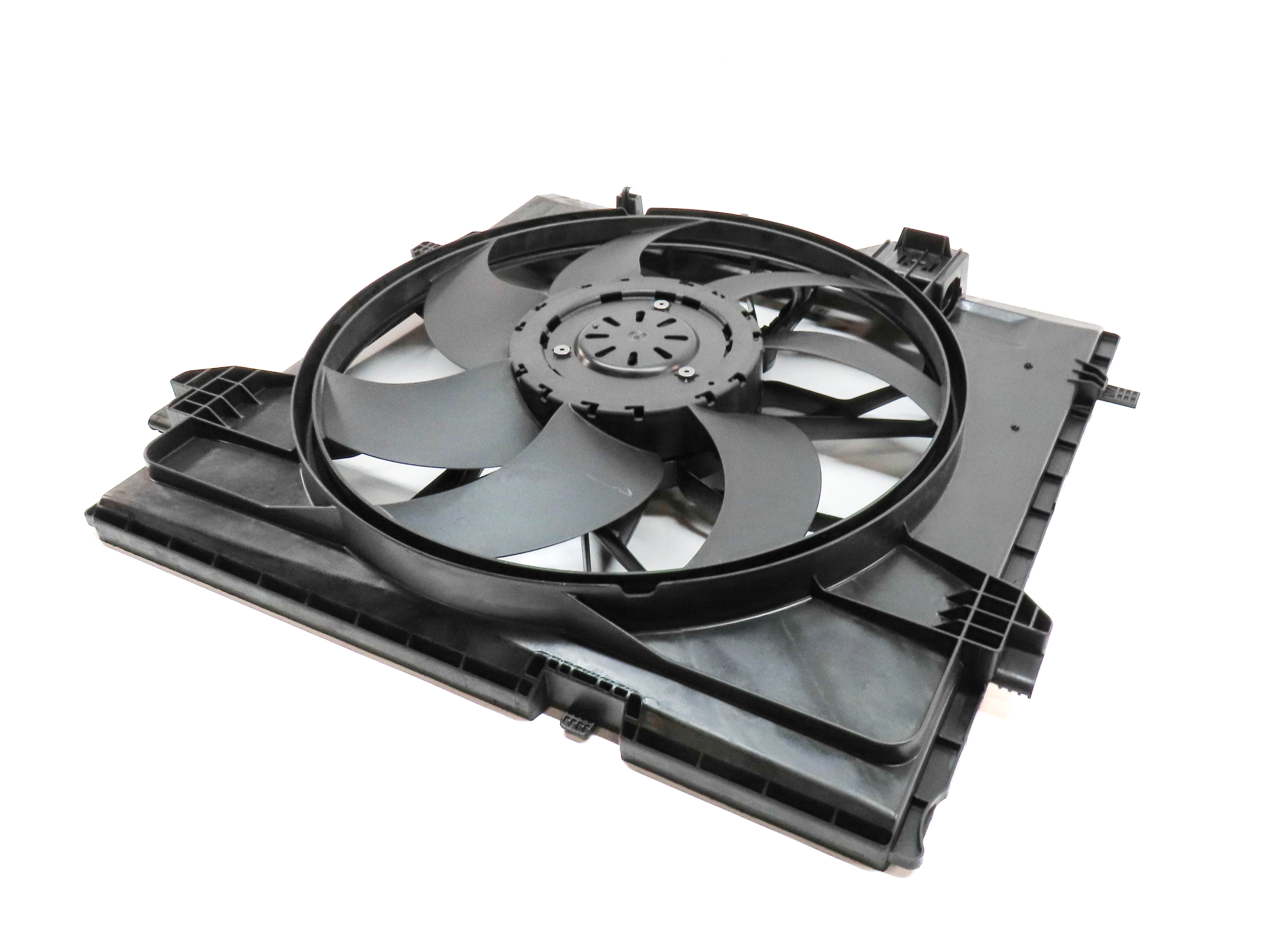 2012-2019 MERCEDES GL GLE GLS ML (W166 X166) 600w RADIATOR COOLING FAN ASSEMBLY — exact item pictured